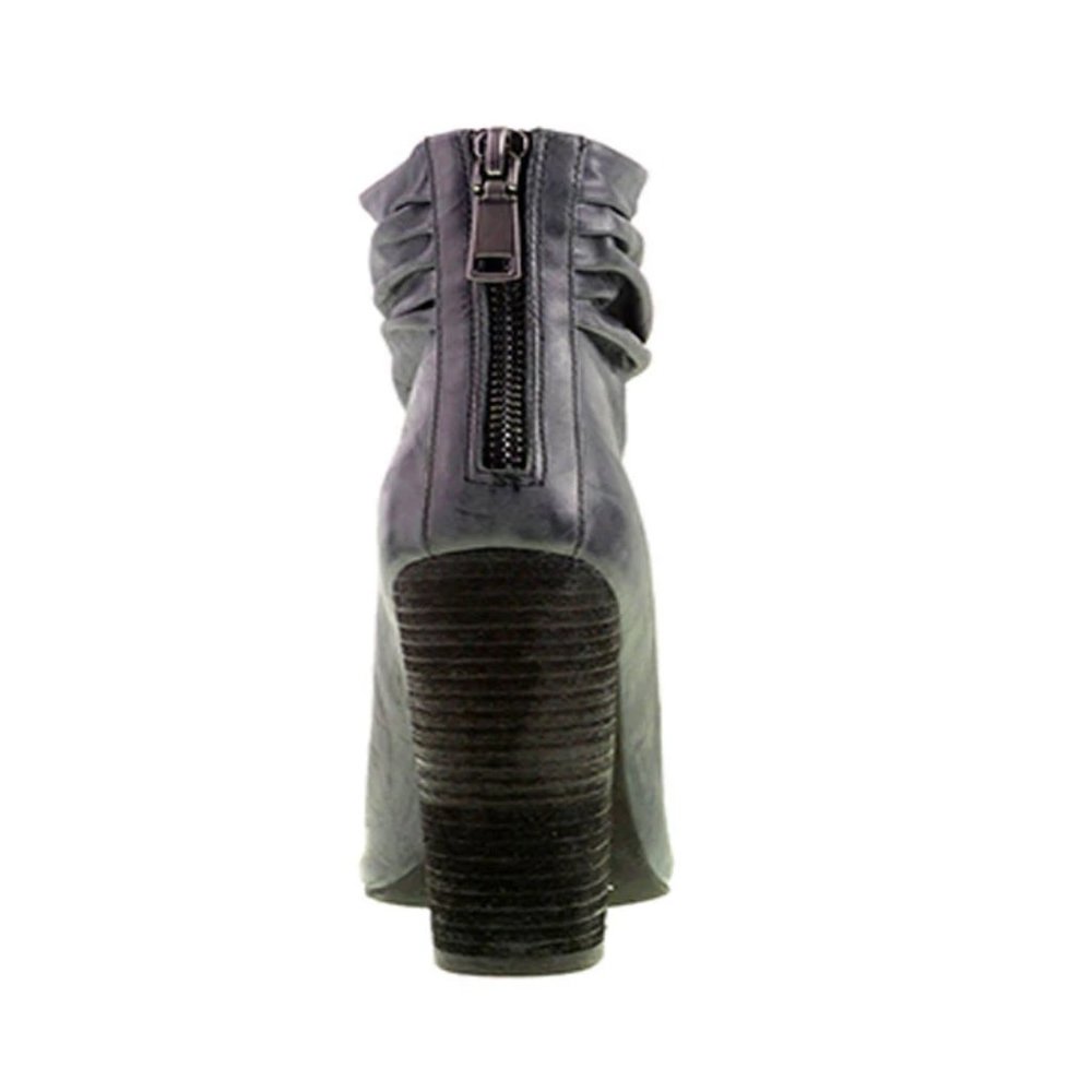 Chinese Laundry Liam Leather Bootie Charcoal 6.5 - Picture 2 of 4